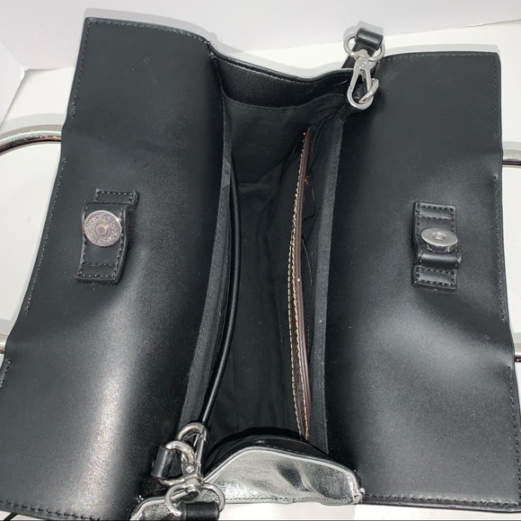 SAM EDELMAN Anthropologie black vegan purse hand bag crossbody bag - Picture 8 of 11